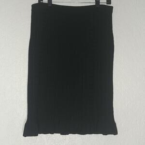 Grace Dane Lewis Petite Sweater Skirt Black Size Petite Large